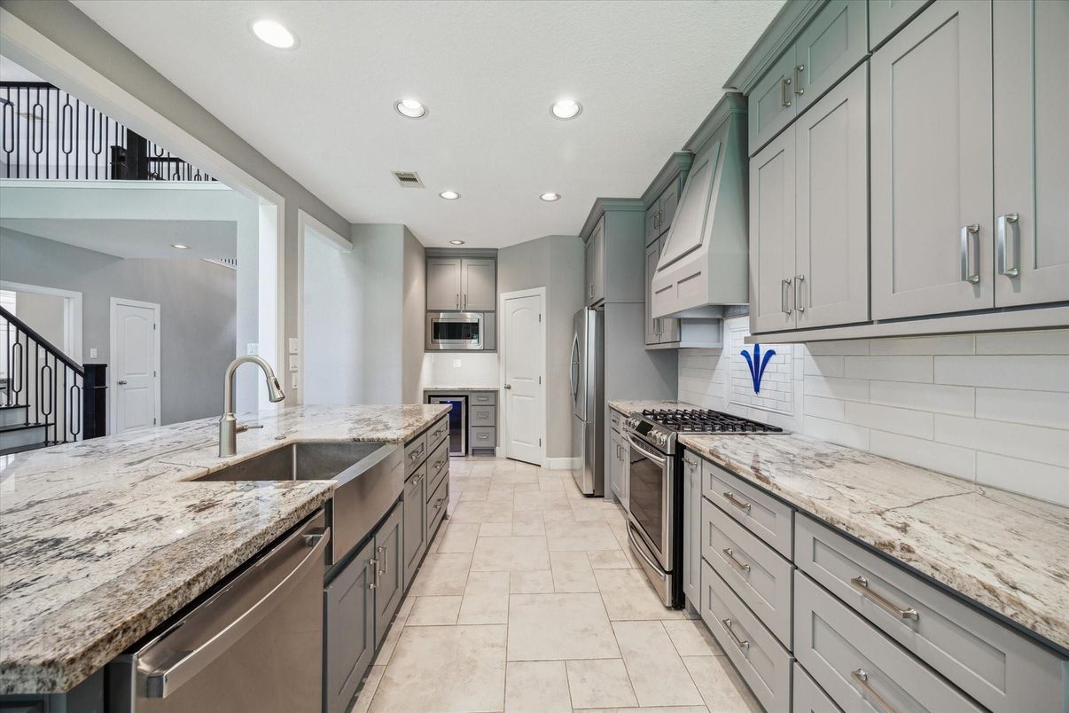 Interior, Kitchen, Recessed Lighting, Stainless Steel Appliances