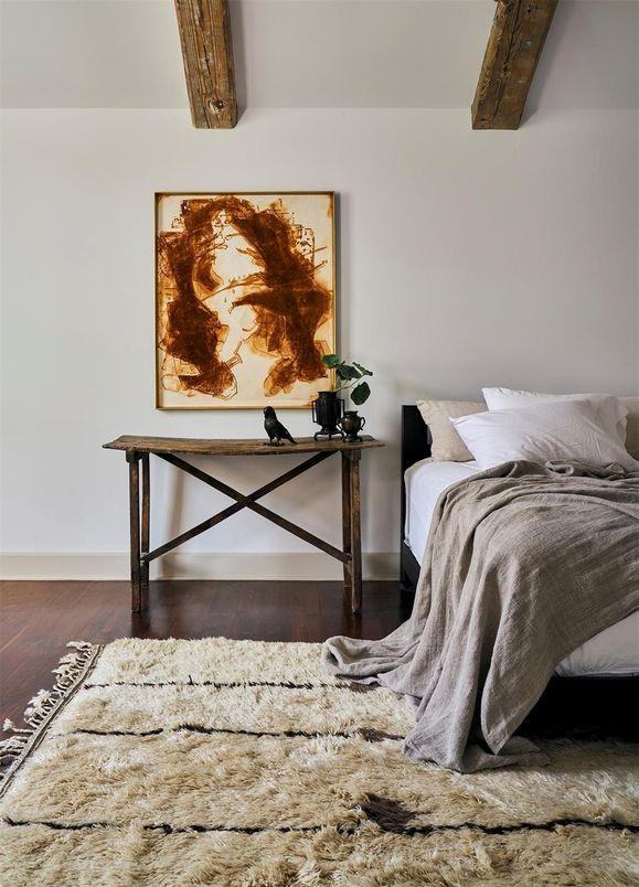 Bedroom, Interior, Wood Texture Flooring