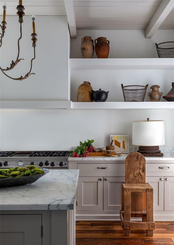 Interior, Kitchen, Wood Texture Flooring