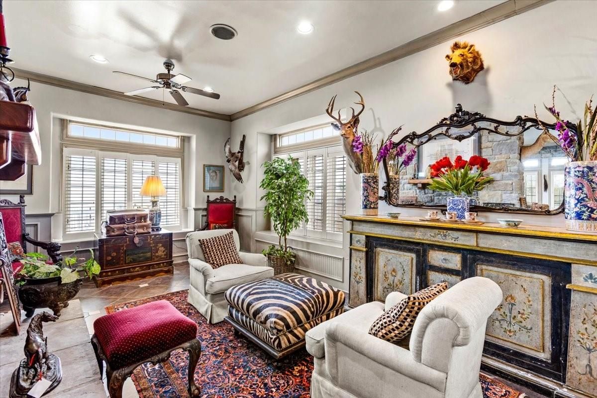 Interior, Living room, Recessed Lighting