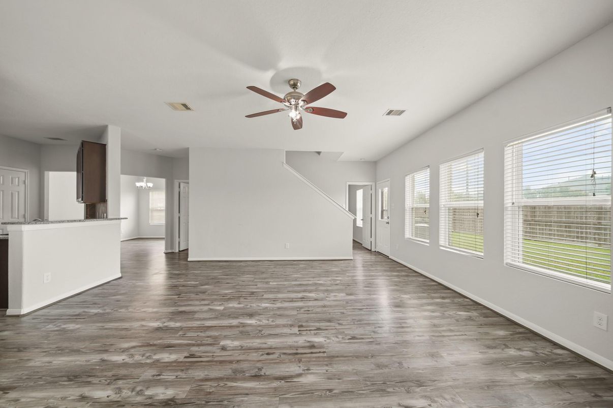 Empty room, Interior, Wood Texture Flooring