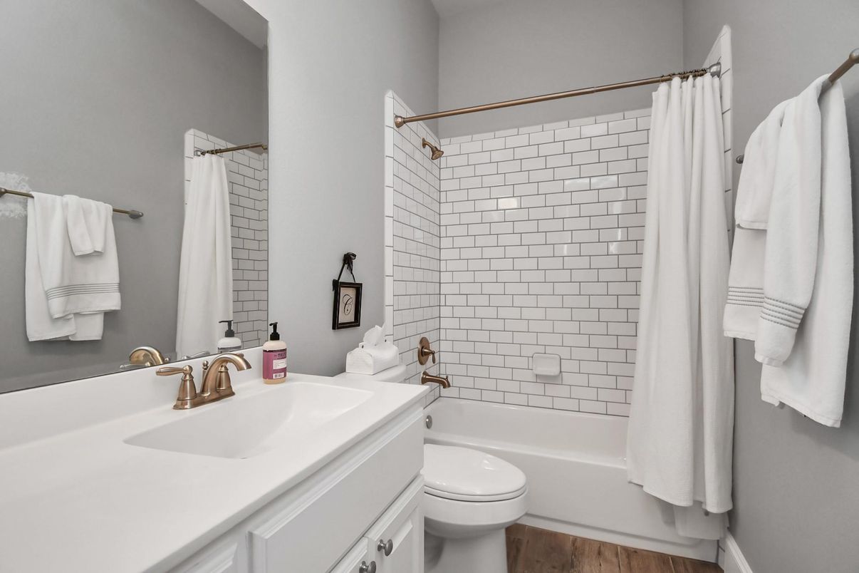 Bathroom, Interior, Wood Texture Flooring