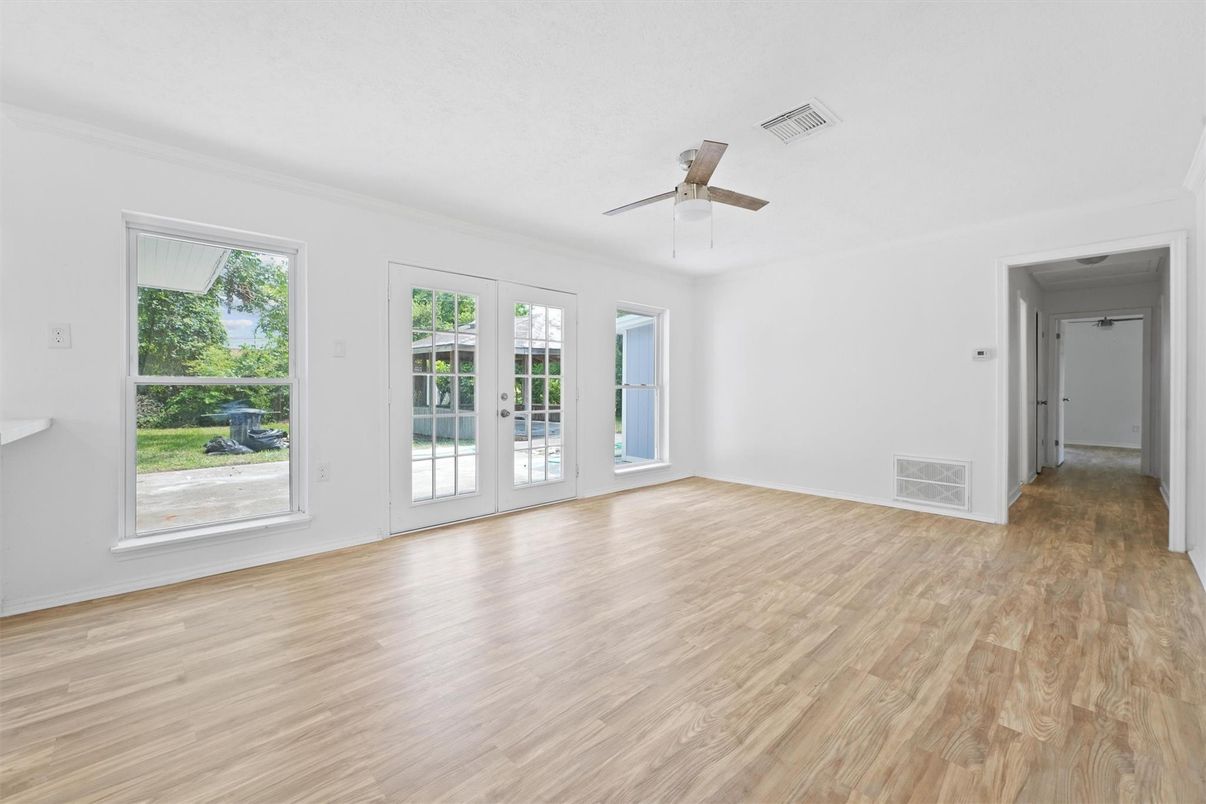 Empty room, Interior, Wood Texture Flooring