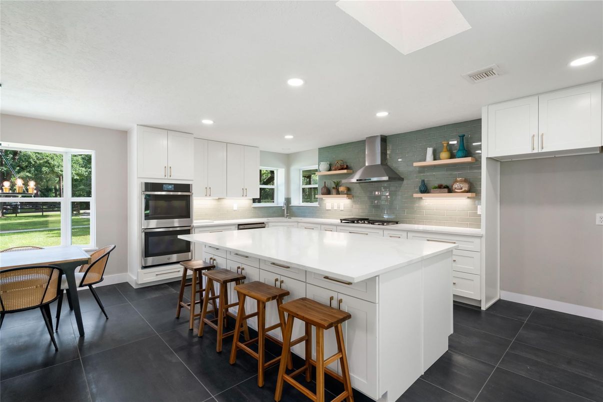 Interior, Kitchen, Recessed Lighting, Stainless Steel Appliances
