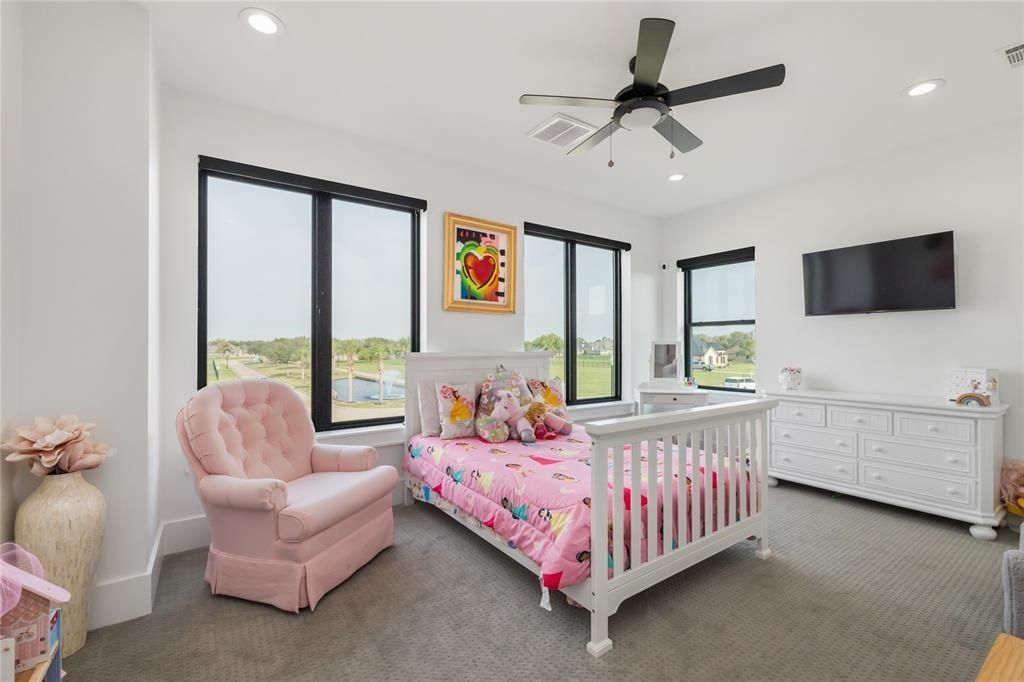 Bedroom, Interior, Recessed Lighting