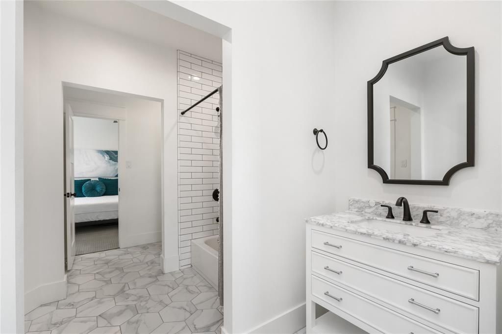 Bathroom, Dual Sink Vanities, Interior, Marble