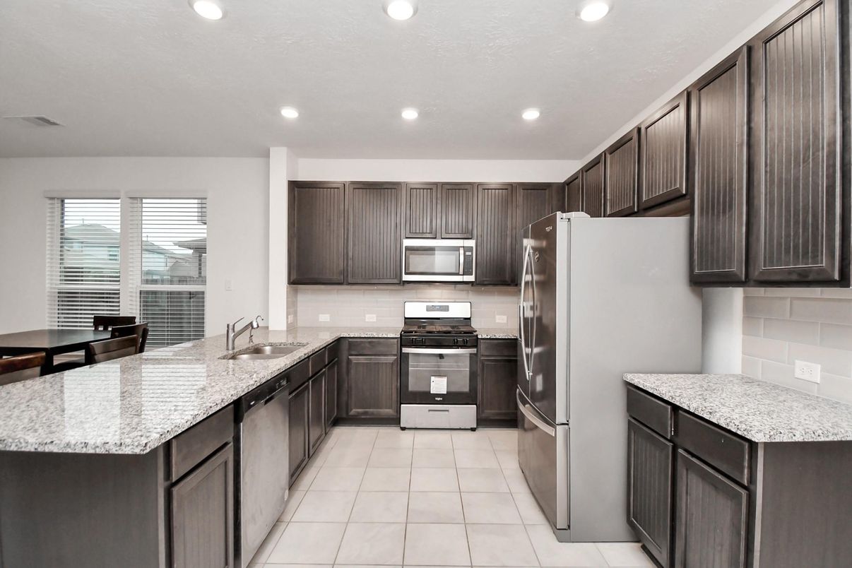 Interior, Kitchen, Recessed Lighting, Stainless Steel Appliances