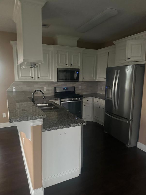 Interior, Kitchen, Wood Texture Flooring