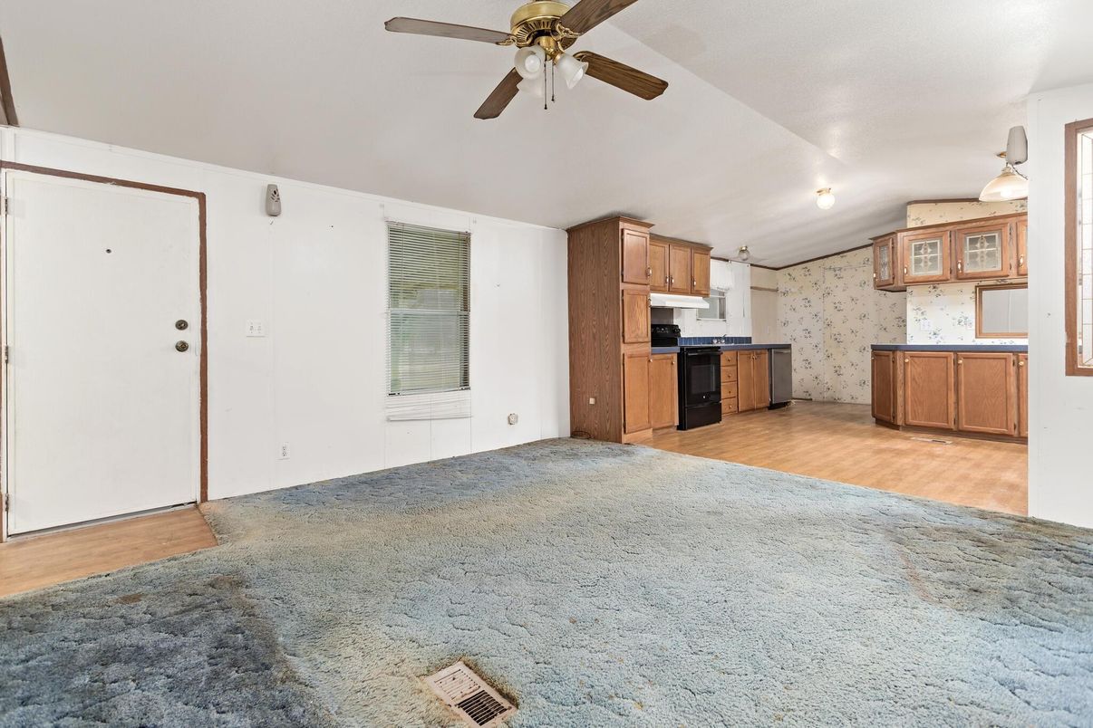 Empty room, Interior, Kitchen, Wood Texture Flooring