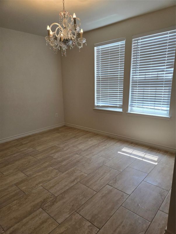 Chandelier, Empty room, Interior