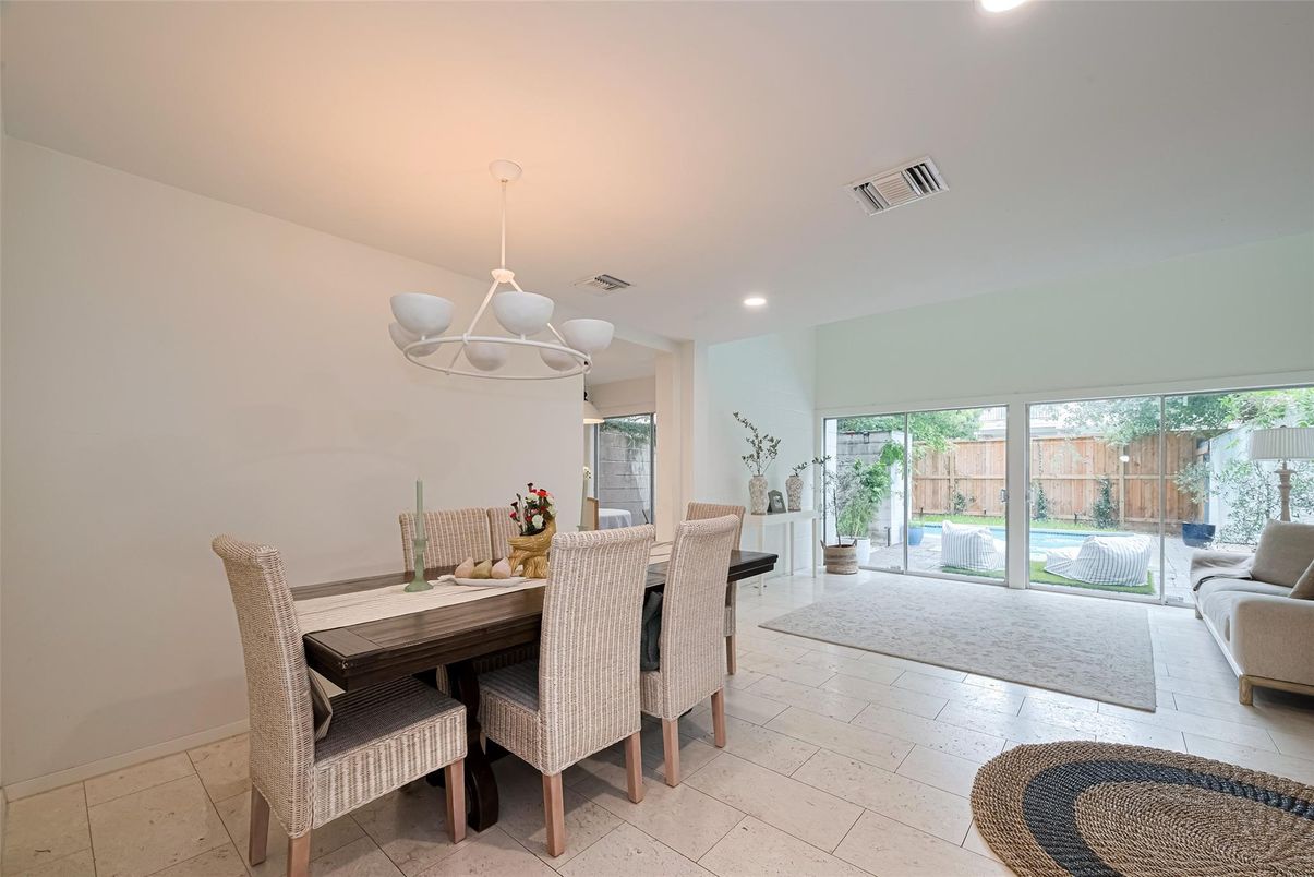 Chandelier, Dining room, Interior, Recessed Lighting