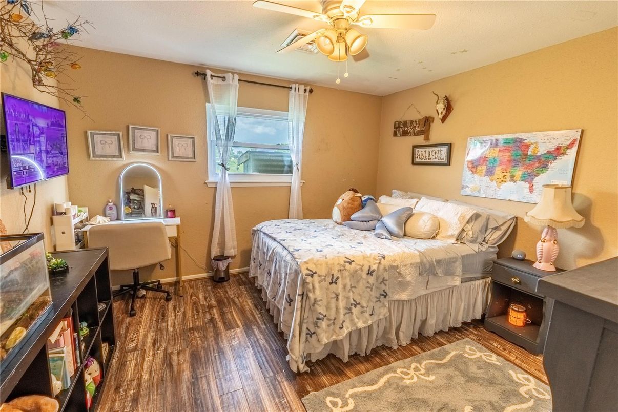 Bedroom, Interior, Wood Texture Flooring