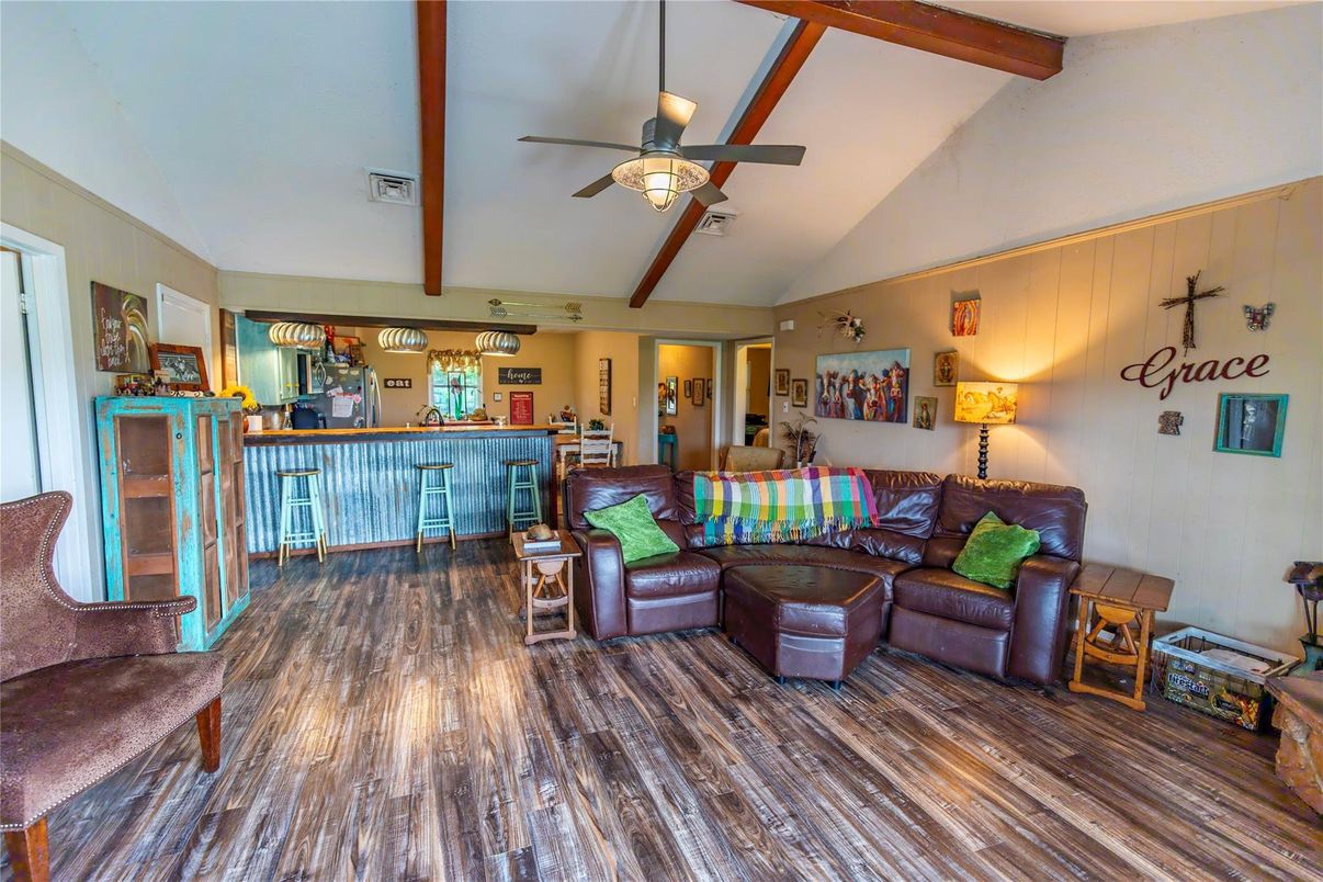 Interior, Living room, Wooden Beams, Wood Texture Flooring