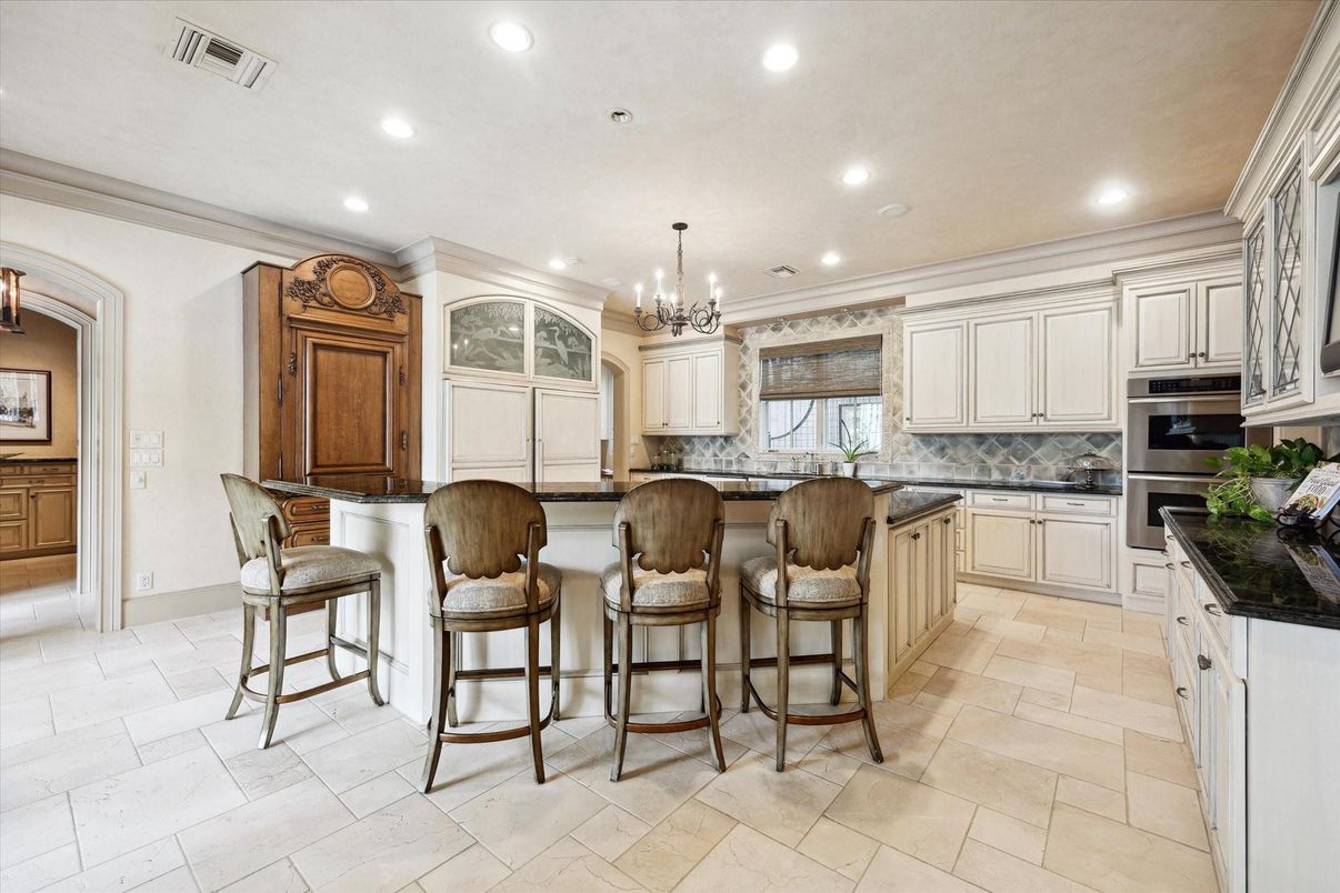 Chandelier, Interior, Kitchen, Recessed Lighting