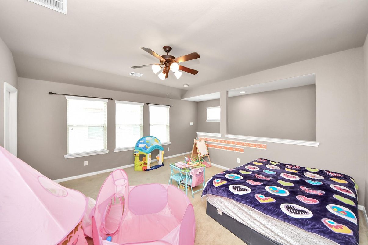 Bedroom, Interior, Recessed Lighting
