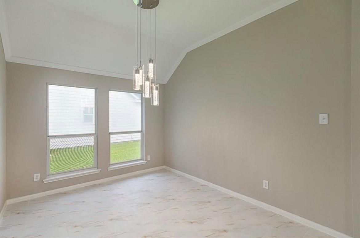 Empty room, Interior, Marble, Pendant Lights