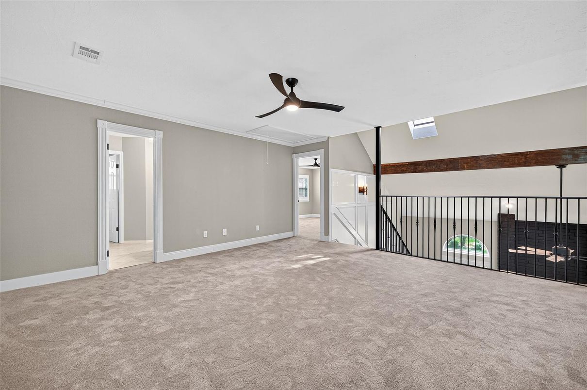 Empty room, Fireplace, Interior