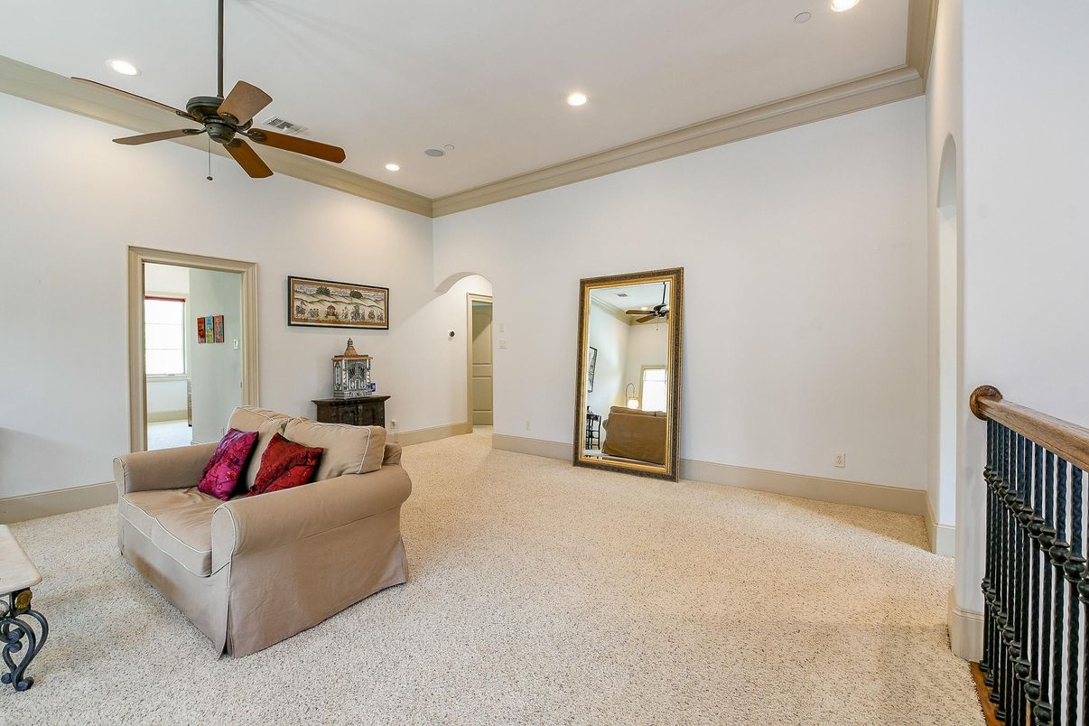 Interior, Living room, Recessed Lighting