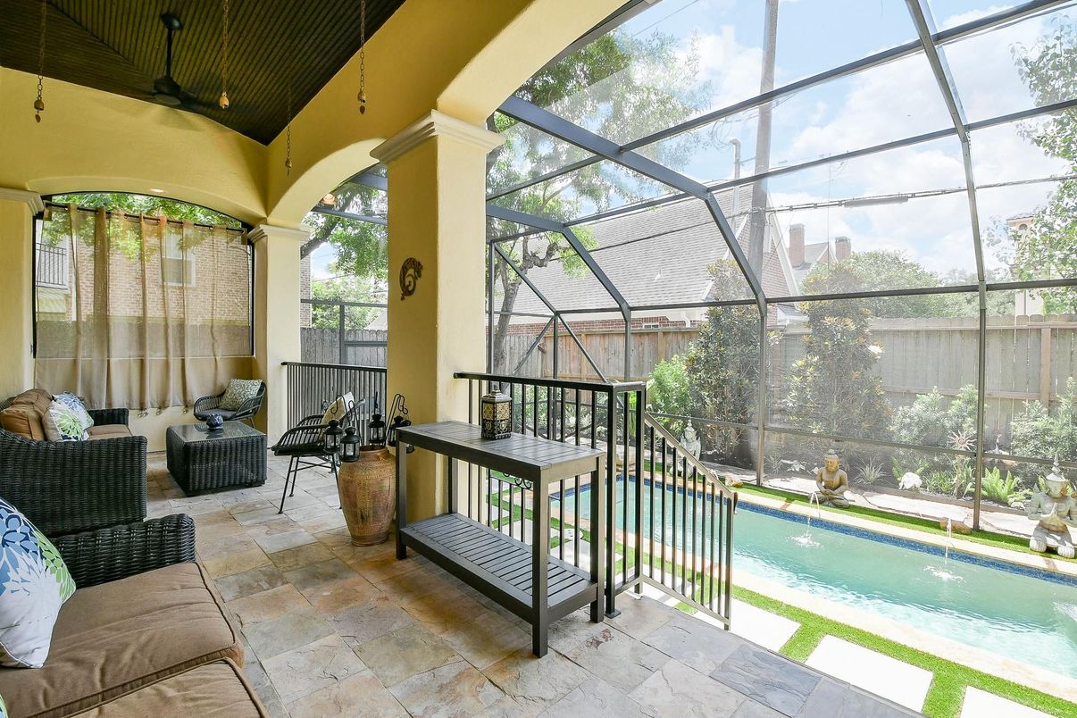 Glass Ceilings, Interior, Pool, Sun Room