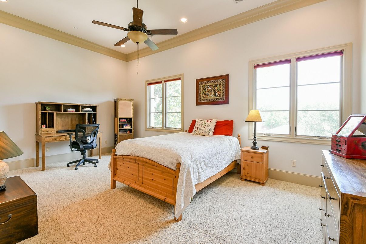 Bedroom, Home Office, Interior, Recessed Lighting