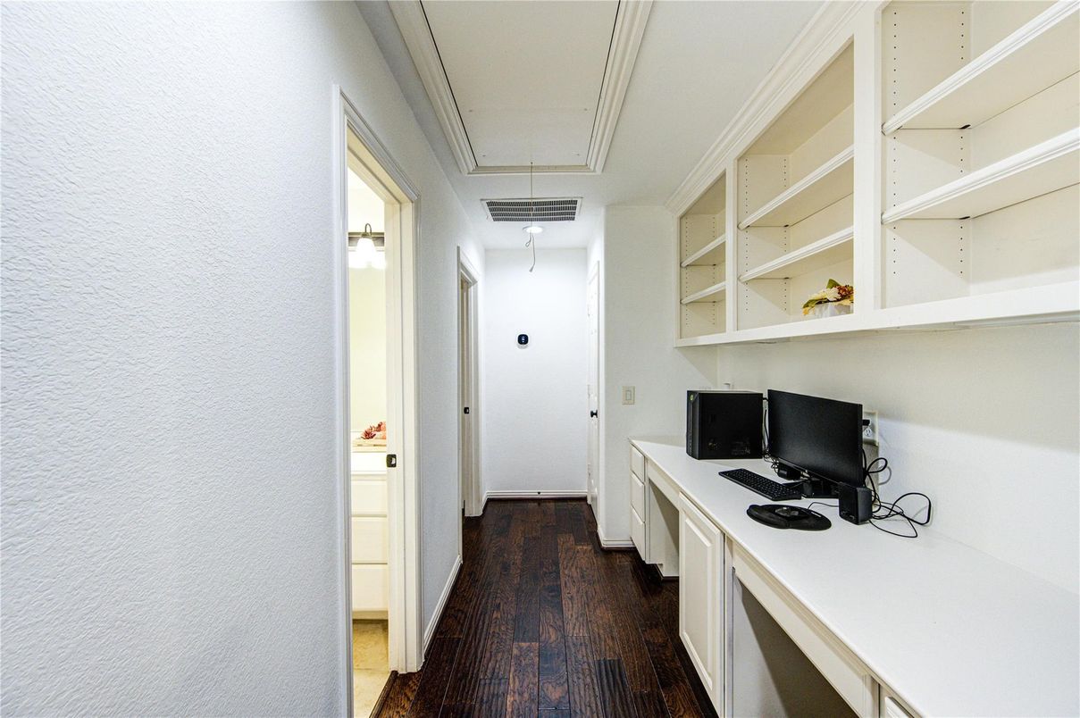 Home Office, Interior, Wood Texture Flooring
