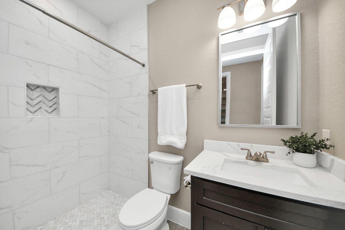 Bathroom, Interior, Marble Walls