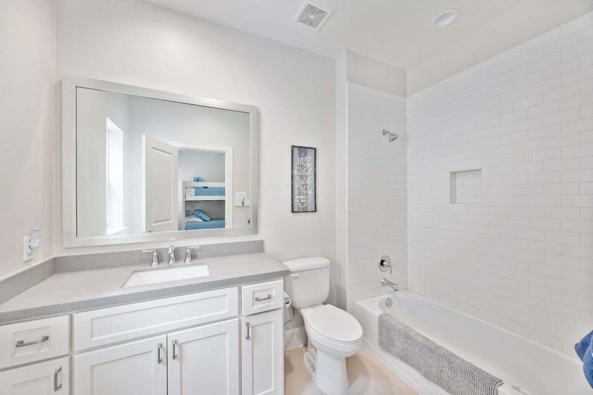 Bathroom, Interior, Recessed Lighting