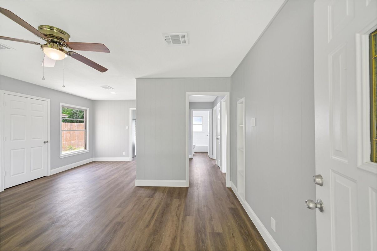 Empty room, Interior, Wood Texture Flooring