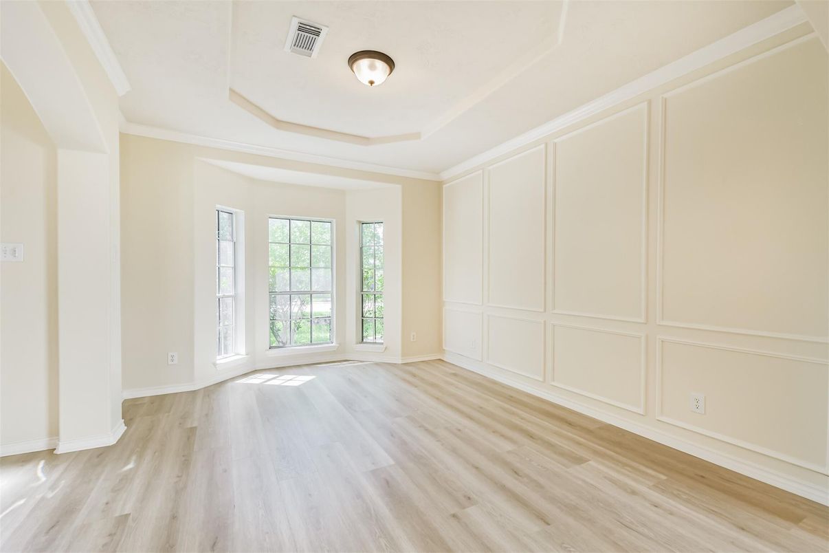 Empty room, Interior, Wood Texture Flooring