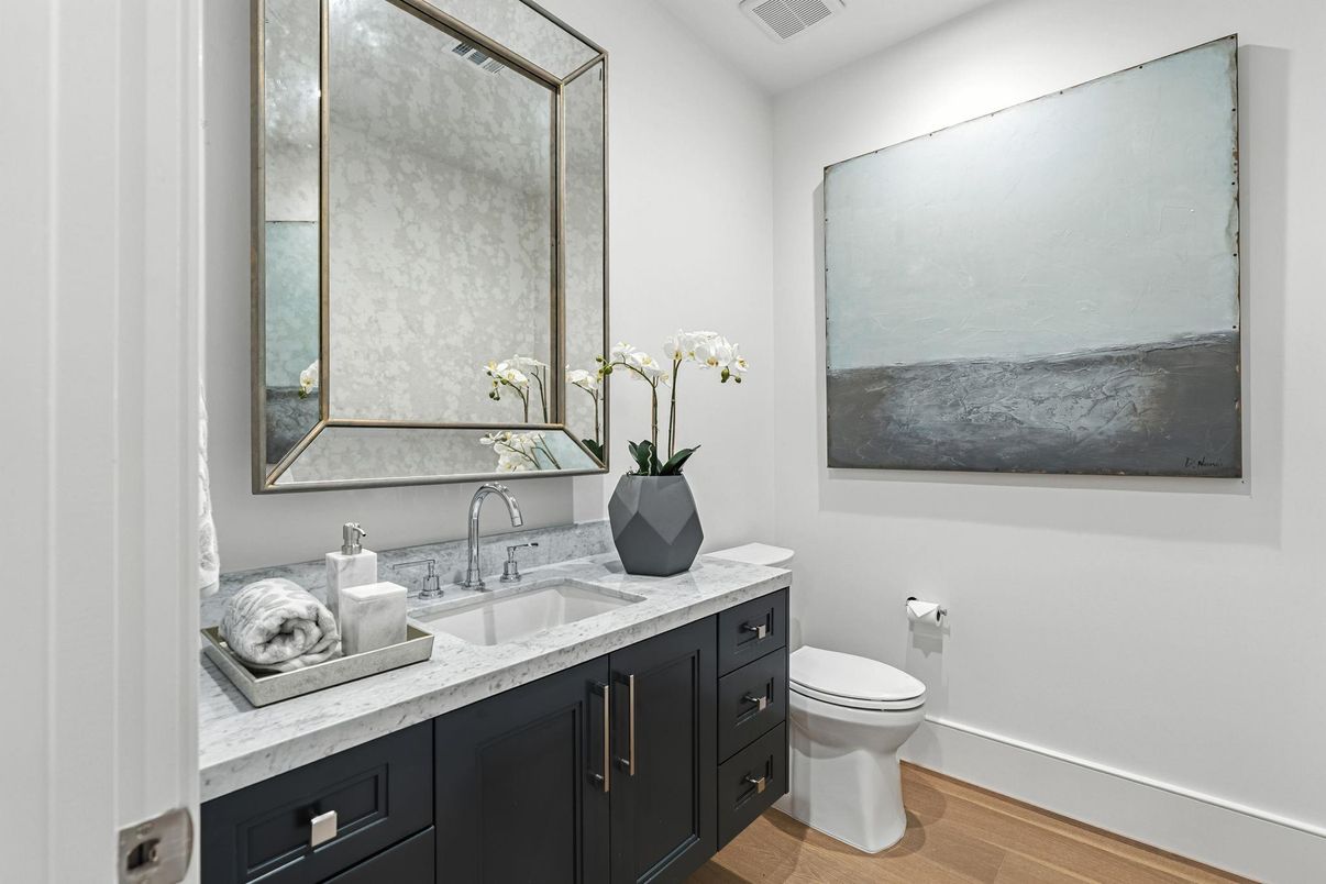 Bathroom, Interior, Wood Texture Flooring