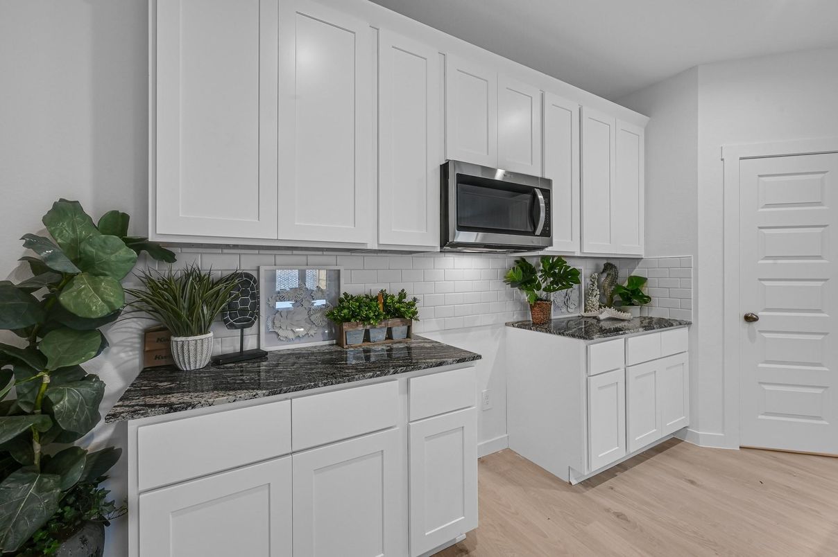 Interior, Kitchen, Wood Texture Flooring