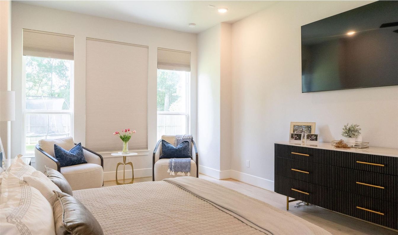 Bedroom, Interior, Recessed Lighting