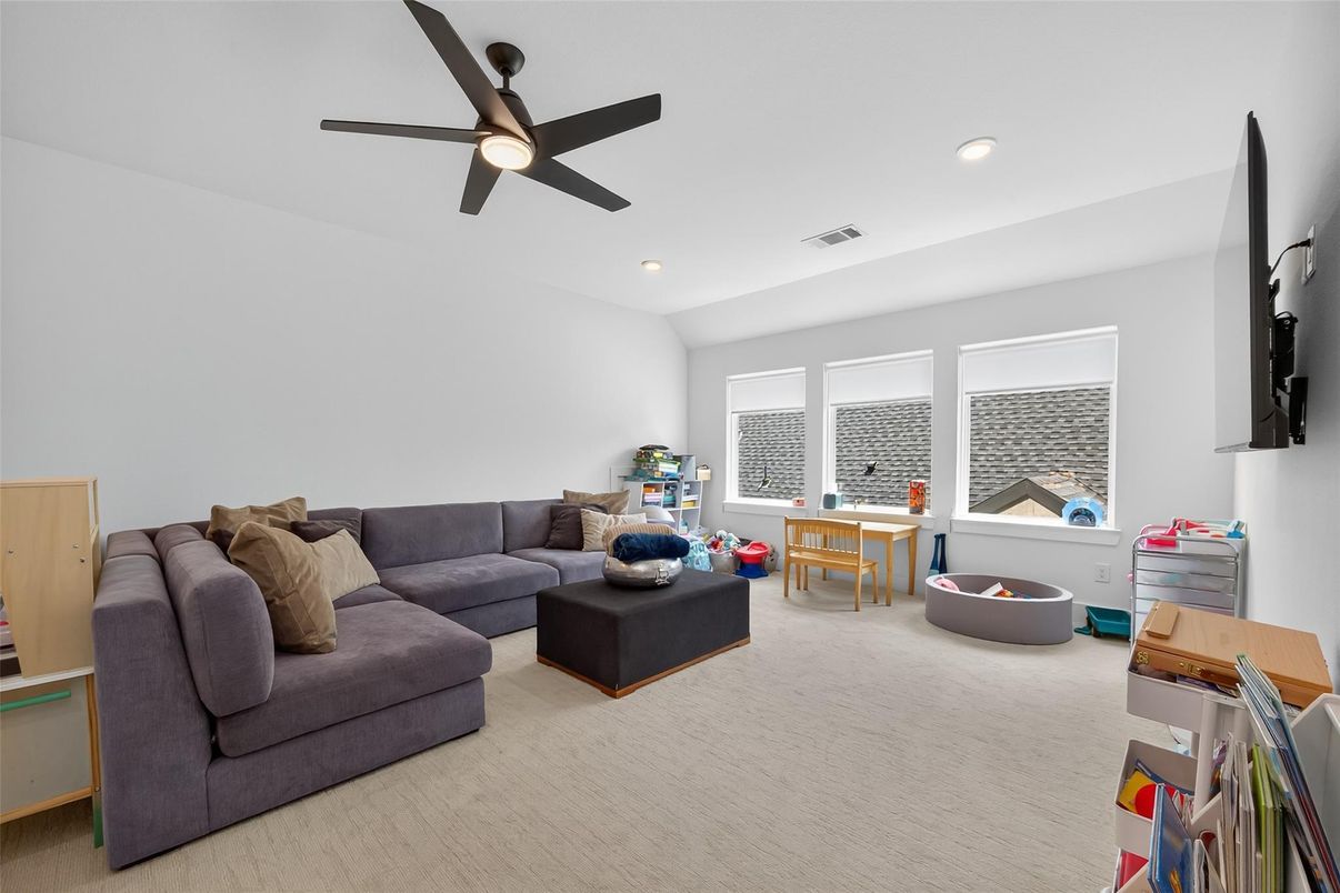 Interior, Living room, Recessed Lighting