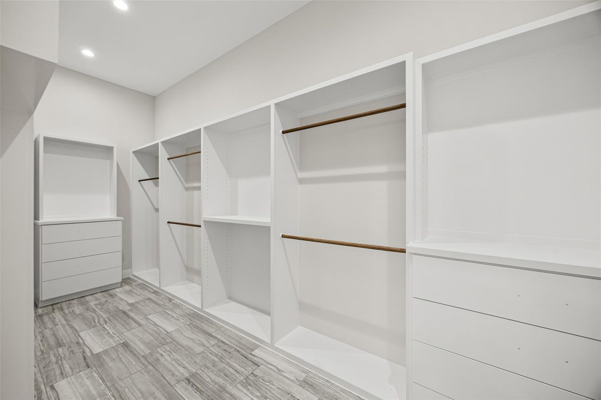 Interior, Recessed Lighting, Walk-in Closets, Wood Texture Flooring
