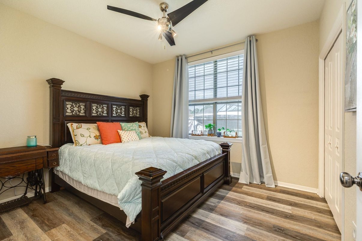 Bedroom, Interior, Wood Texture Flooring