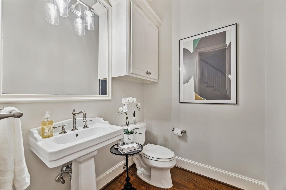 Bathroom, Interior, Wood Texture Flooring