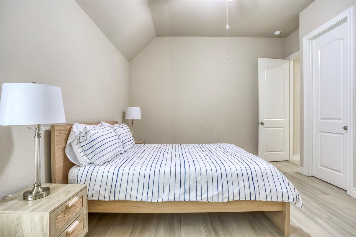 Bedroom, Interior, Wood Texture Flooring