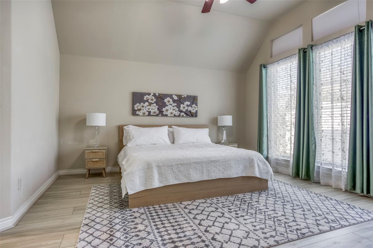 Bedroom, Interior, Wood Texture Flooring
