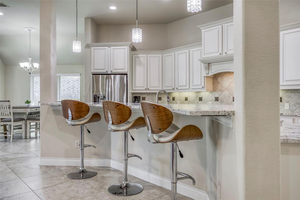 Dining room, Interior, Kitchen, Pendant Lights, Recessed Lighting