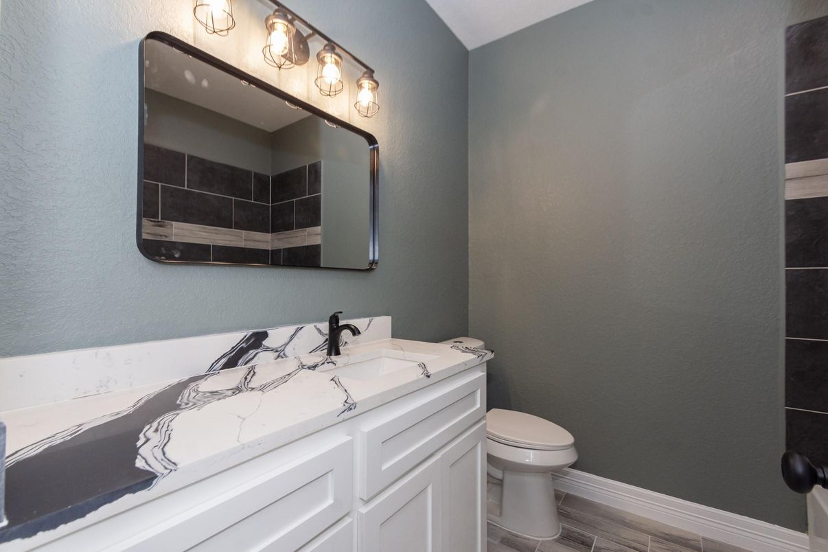 Bathroom, Interior, Wood Texture Flooring