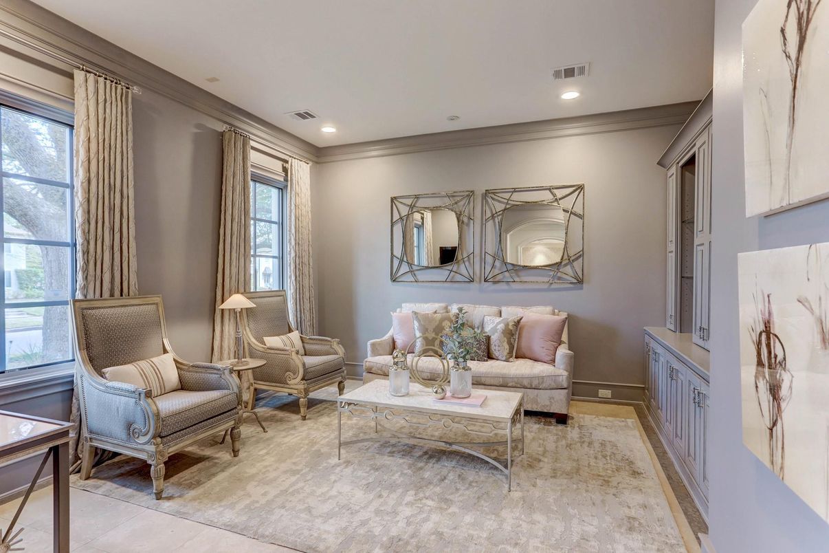 Interior, Living room, Recessed Lighting