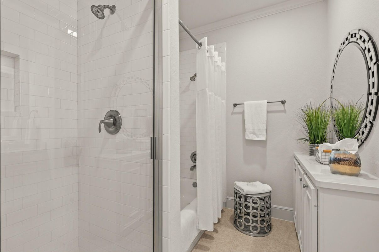 Bathroom, Glass Shower, Interior