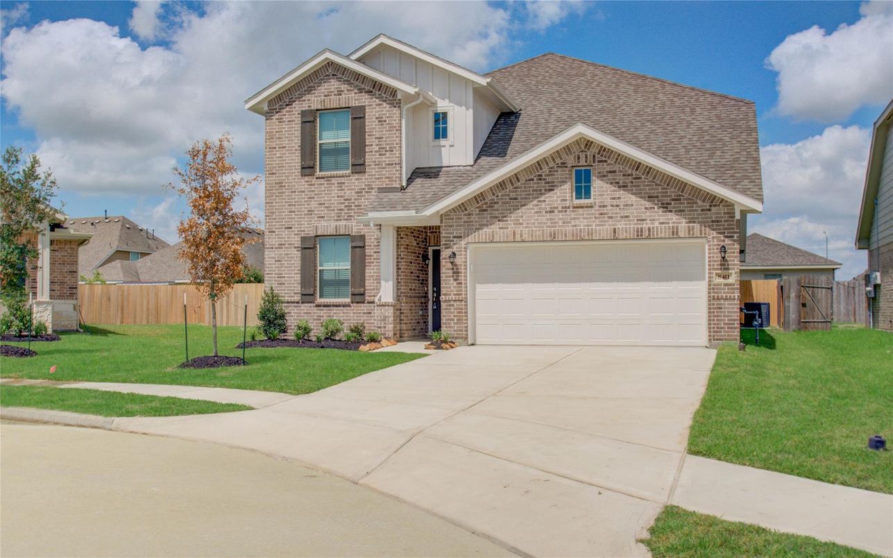 Attached, Exterior, Facade, Brick Facade, Brick Traditional