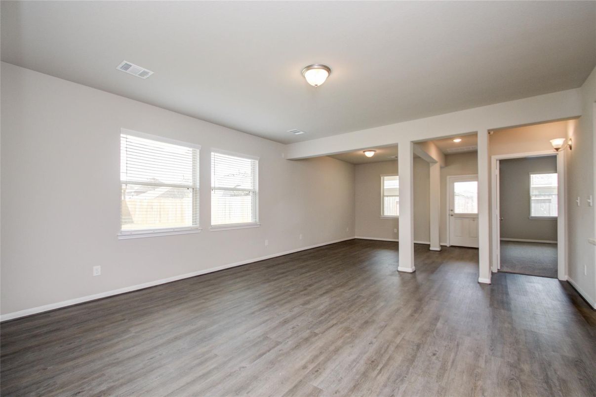 Empty room, Interior, Wood Texture Flooring