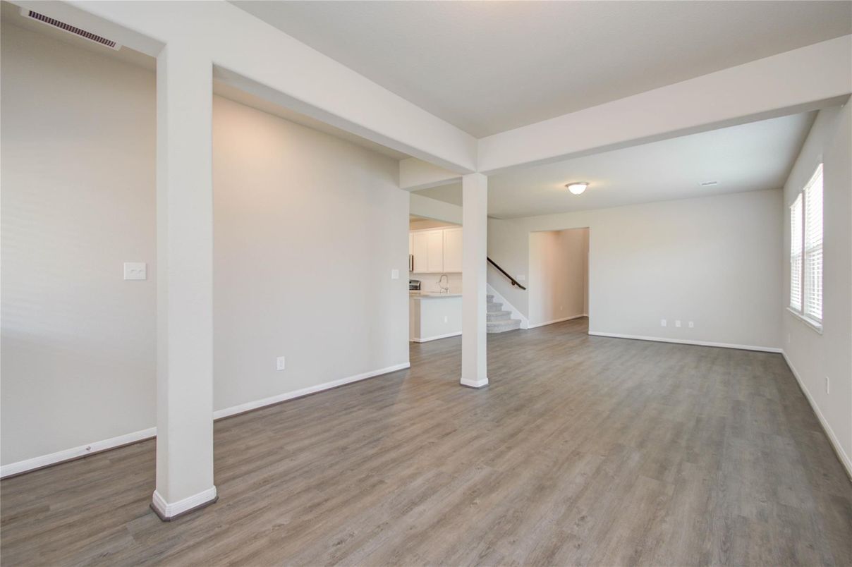 Empty room, Interior, Wood Texture Flooring