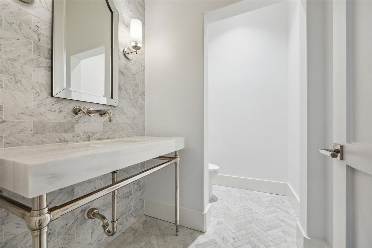 Bathroom, Interior, Marble Walls