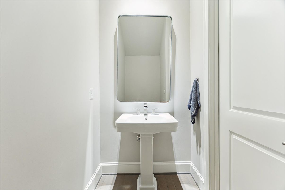 Bathroom, Interior, Wood Texture Flooring