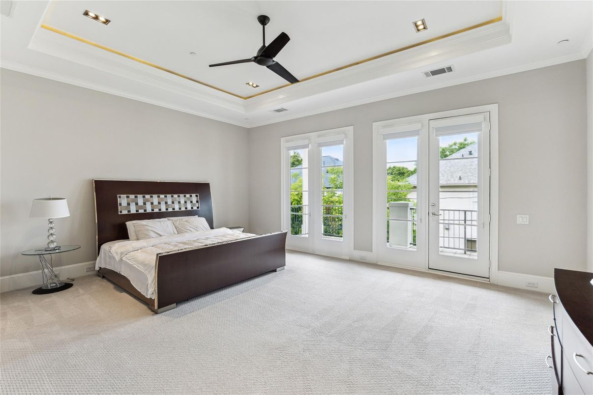 Bedroom, Interior, Recessed Lighting