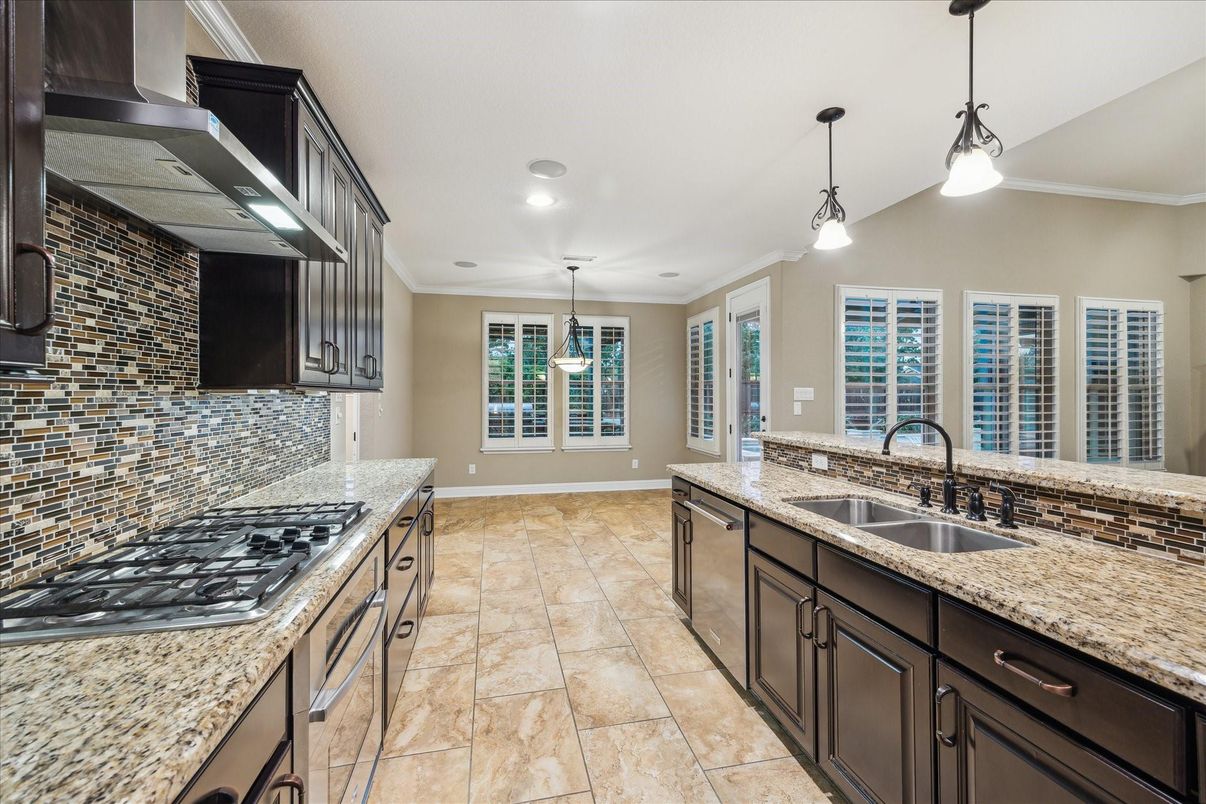 Interior, Kitchen, Pendant Lights, Recessed Lighting