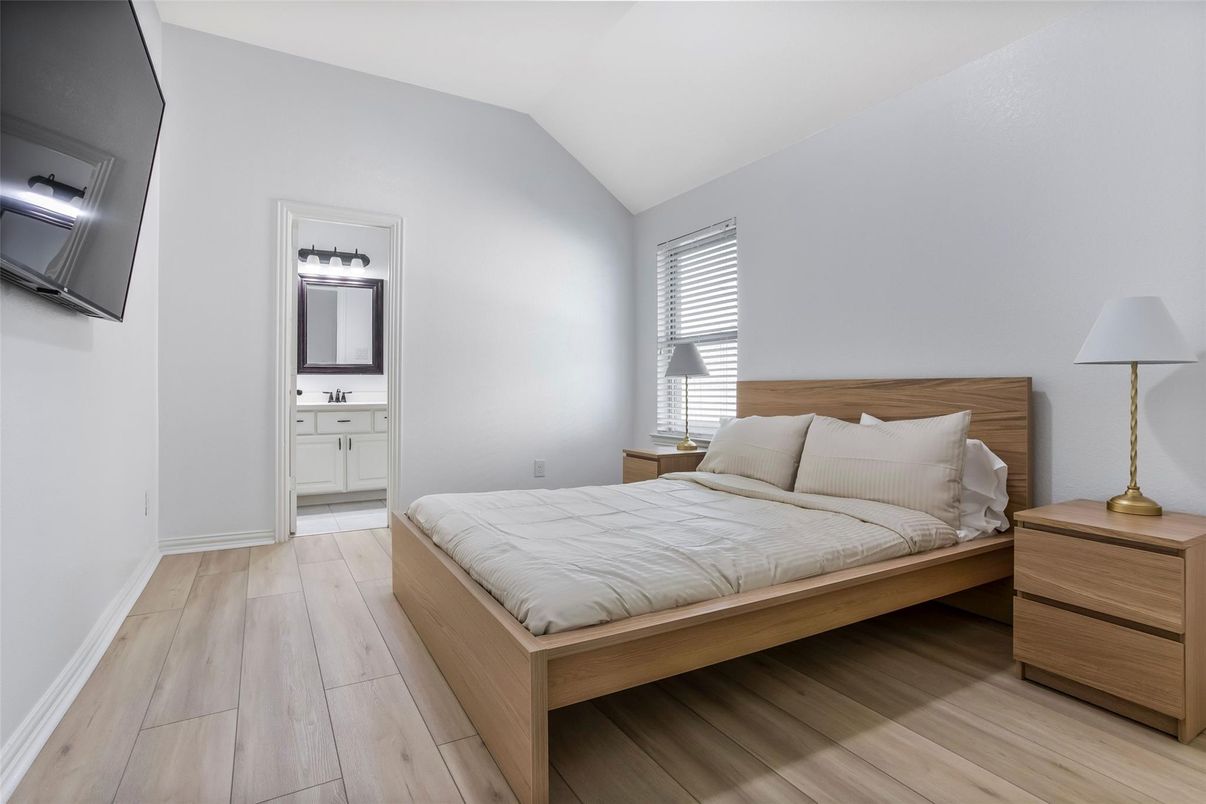 Bedroom, Interior, Wood Texture Flooring